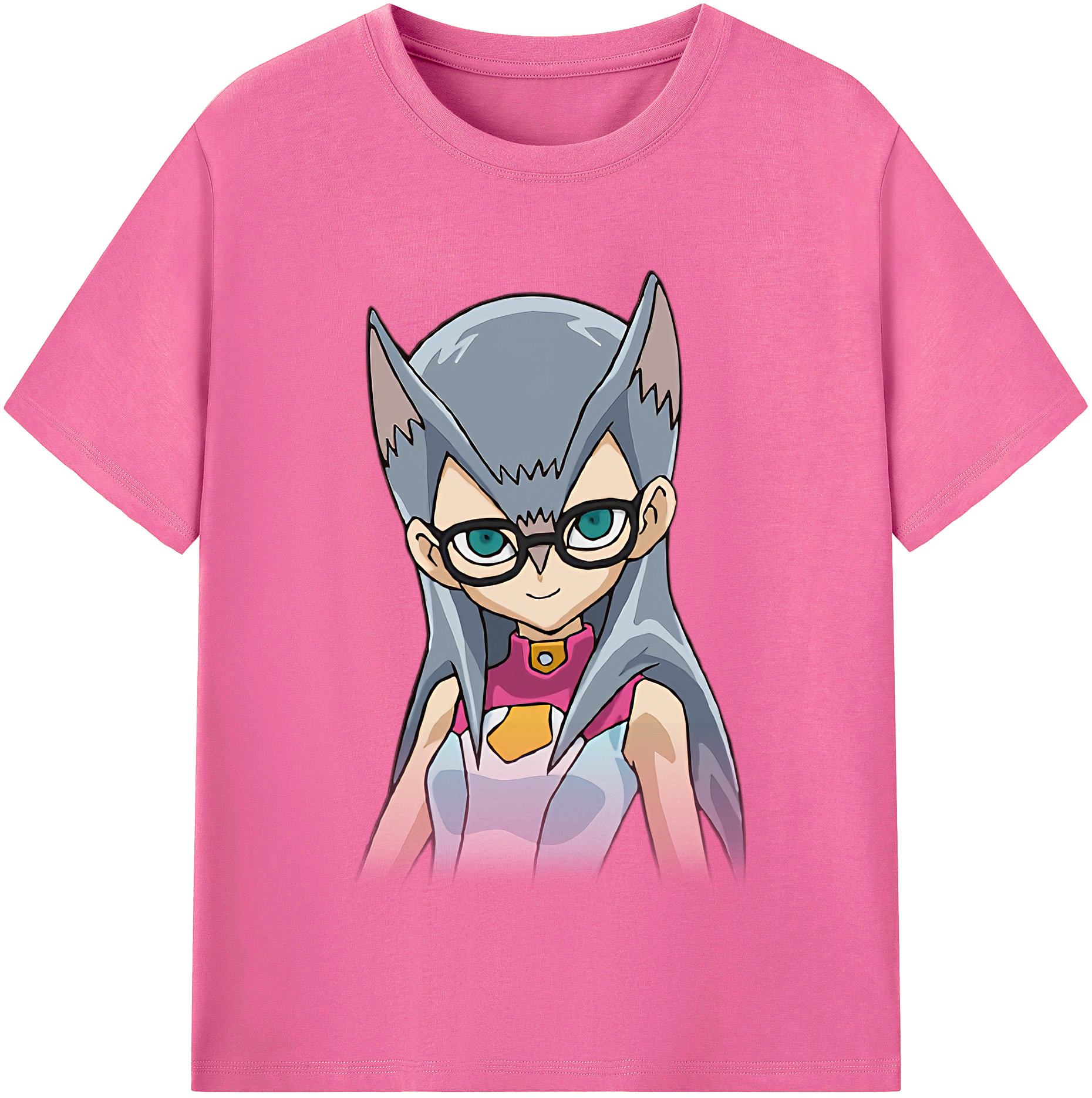 （画像用） 遊☆戯☆王 Yu-Gi-Oh! レディースカジュアルプリントTシャツ（綿100％）